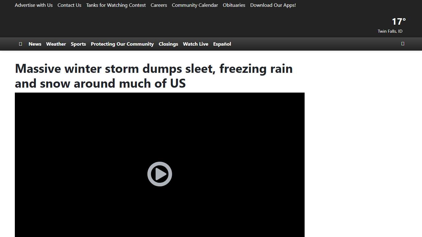 Massive winter storm dumps sleet, freezing rain and snow around much of US